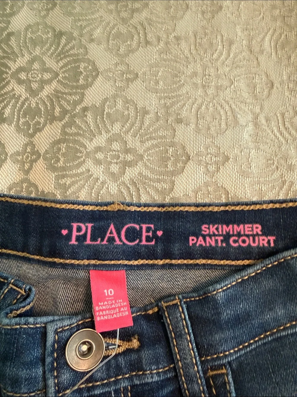 The Children's Place Dark Blue Cropped Skimmer Jeans